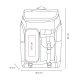 Mochila dabir blanco