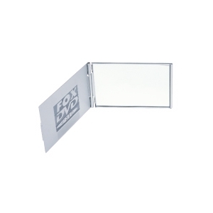 Espejo rectangular con funda de aluminio