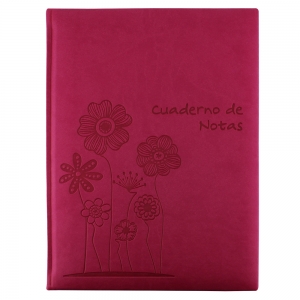 Cuaderno de notas con forro de poliuretano