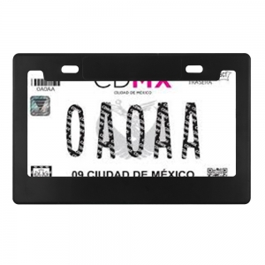 Portaplaca para motocicleta