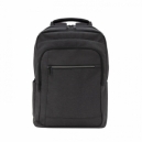 Mochila negra de poliéster