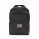 Mochila negra de poliéster
