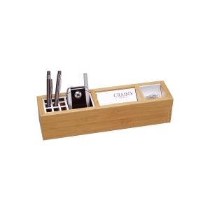 Organizador de escritorio de Bambu