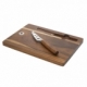 Tabla de quesos elaborado de madera y acero inoxidable
