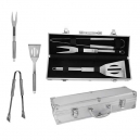 Set de BBQ Snazzy en color plata