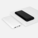 Power bank Ulsan en color blanco y negro