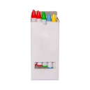 Caja de crayones varios colores