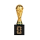 Trofeo copa mundial FIFA 2026 en color oro