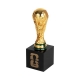 Trofeo copa mundial FIFA 2026 en color oro