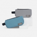 Estuche Geval en color gris y azul