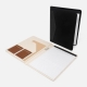 Carpeta Joyce en colores blanco y negro