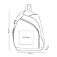 Mochila Asyme color negro