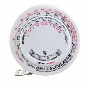 Cinta masa corporal Slim en color blanco