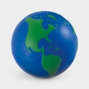 Pelota Anti stress mundo en color azul