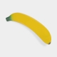 Anti stress platano en color amarillo