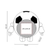 Bocina soccer de plástico