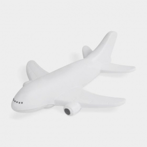 Anti-stress avion en color blanco