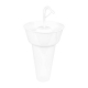 Vaso botanero Soccer en color blanco