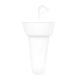 Vaso botanero Soccer en color blanco