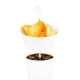 Vaso botanero Soccer en color blanco