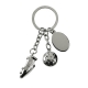 Llavero Soccer en color plata