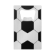 Set de vaso y destapador Soccer de vidrio