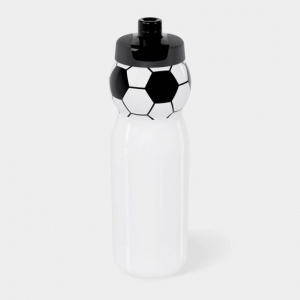 Cilindro deportivo Soccer en color blanco con negro