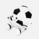 Peluche soccer en color blanco con negro