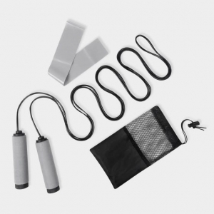 Set fitness Fortia color gris