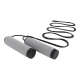 Set fitness Fortia color gris