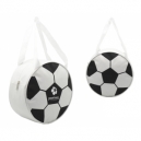 Bolsa Peper en color blanco con negro