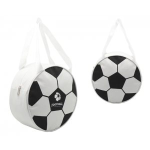 Bolsa Peper en color blanco con negro