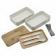 Box Lunch Roble en color beige