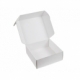 Caja de regalo en color blanco y café