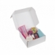 Caja de regalo en color blanco y café