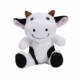 Peluche Adelina color blanco con negro