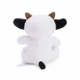 Peluche Adelina color blanco con negro