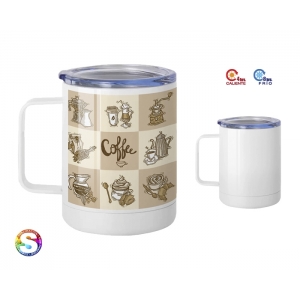 Termo Subli Candel color blanco