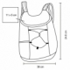 Mochila plegable de viaje de poliéster Kardo