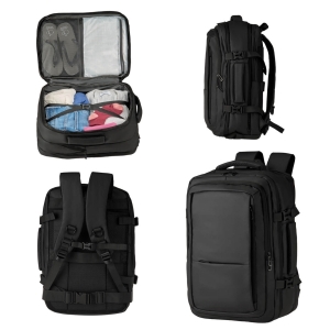 Mochila ejecutiva expandible de poliéster Allero
