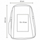 Mochila ejecutiva con porta laptop 17.5 pulgadas de poliéster Paak