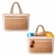 Bolsa de yute y algodón con bolsillo laminado Filburt