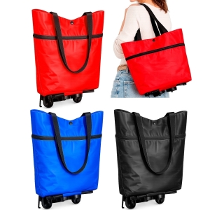 Bolsa plegable expandible con llantas de poliéster Marie