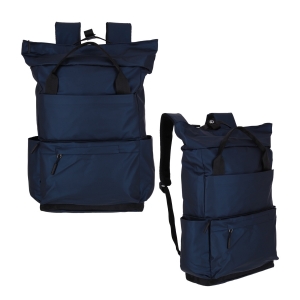 Mochila enrollable extensible para laptop 16 pulgadas de poliéster Stane