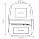 Mochila ejecutiva para laptop 15 pulgadas de poliéster Luzardo