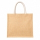 Bolsa de yute con fuelle y asas Mayan