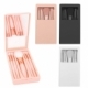 Set de 5 brochas de maquillaje con espejo y estuche de plástico Jager