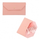 Set de 10 brochas de maquillaje con funda de curpiel Teni