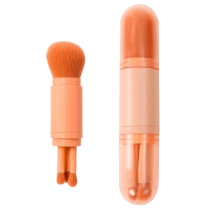 Set compacto de 4 brochas de maquillaje de plástico Aina