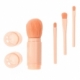 Set compacto de 4 brochas de maquillaje de plástico Aina